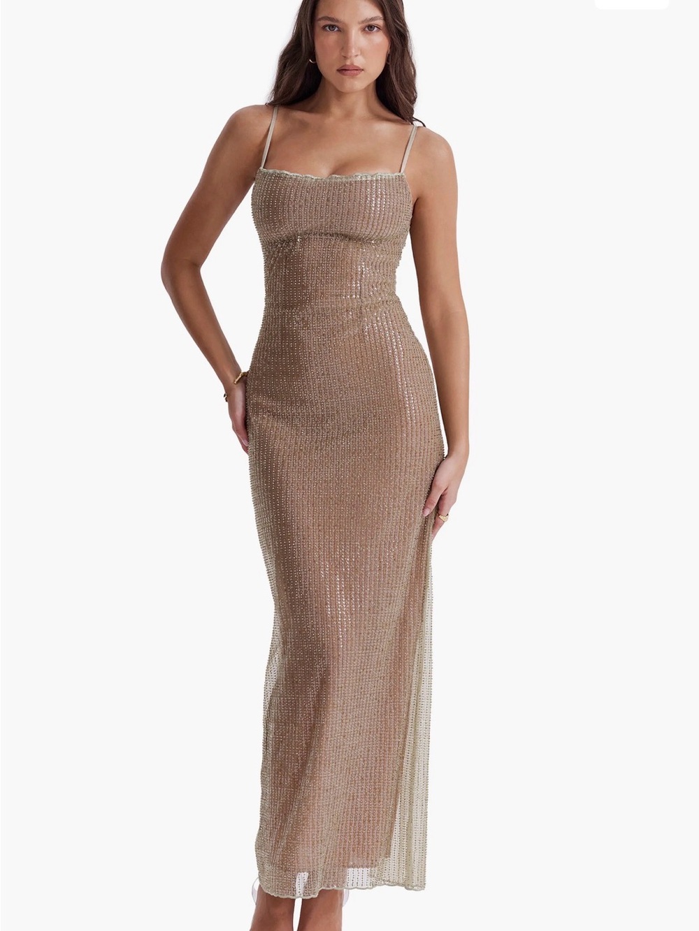 House of CB Alondra Sequin Maxi Dress